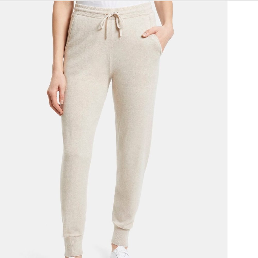 Theory Jogger Pant Women's | Size L | Light Oatmeal